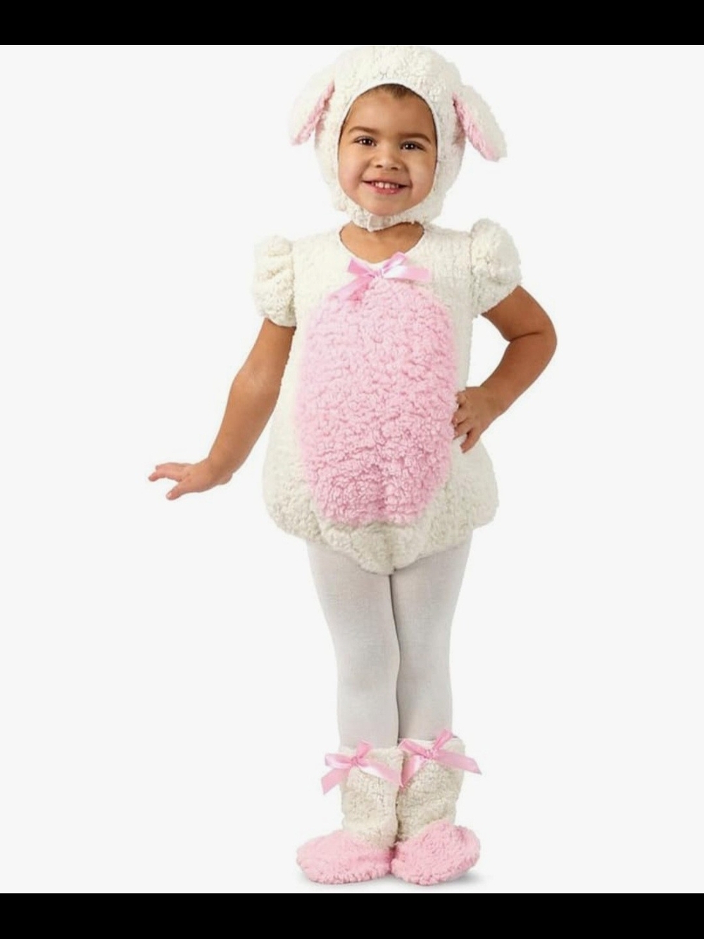 Princess Paradise Littlest Lamb Toddler 12-18 Month One Piece Costume Hat, Boots